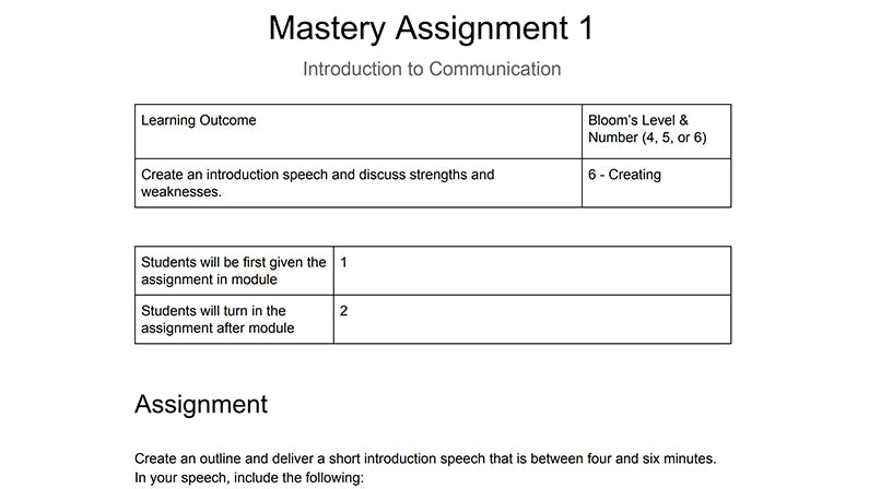 Introduction to Communication (COM 1103)