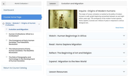 World Civilizations 1 (HUM 1203)