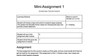 American Government (PSC 1103)