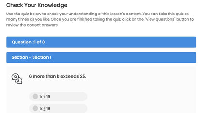 College Algebra (MATH 1203)