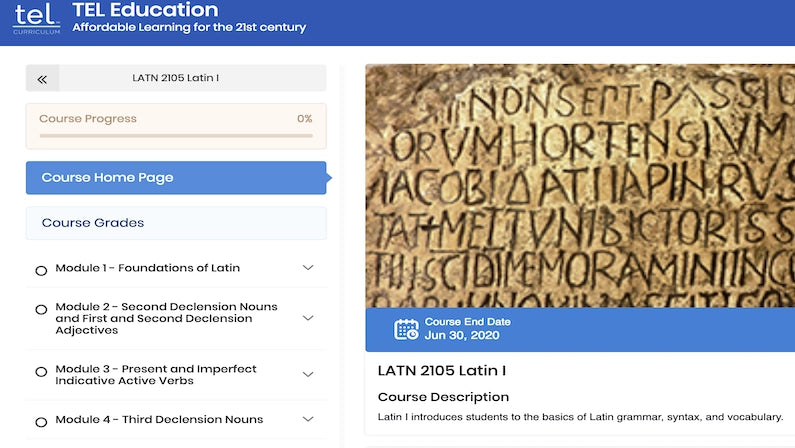 Latin 1 (LATN 2105)